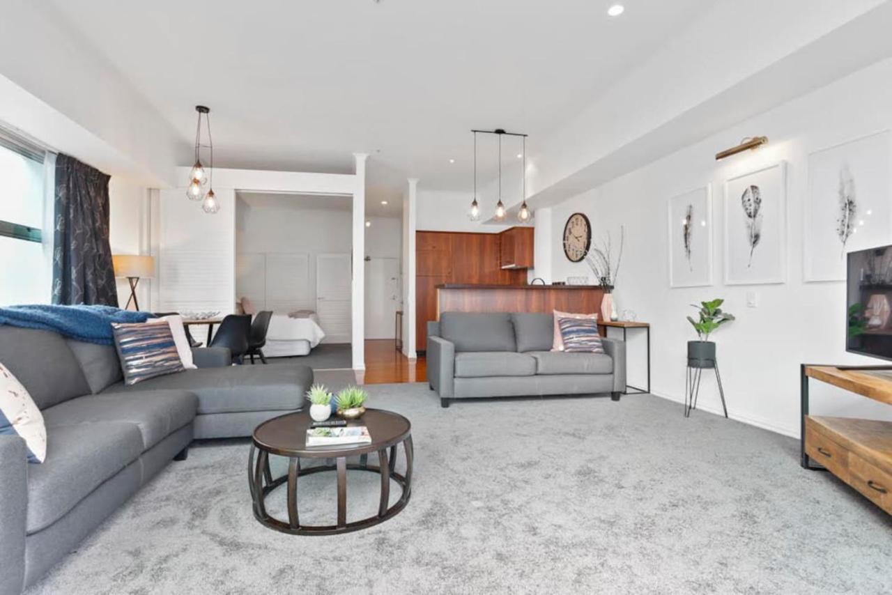 Chic 1 Bedroom Princess Wharf Apartment W/ Ac Auckland Buitenkant foto